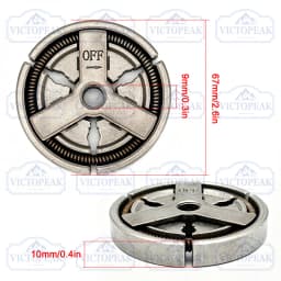 Garden Tool Parts Accessories Hardened Steel Clutch for Chainsaw 4500 5200 5800