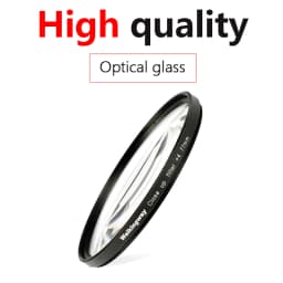 Walkingway Macro Close Up Filter DSLR Camera Lens Filter 37/40.5/49/52/55/58/62/67/72/77/82mm for Canon Sony Nikon DSLR Cameras