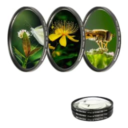Walkingway Macro Close Up Filter DSLR Camera Lens Filter 37/40.5/49/52/55/58/62/67/72/77/82mm for Canon Sony Nikon DSLR Cameras