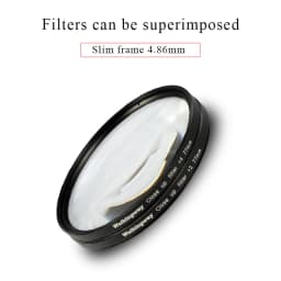 Walkingway Macro Close Up Filter DSLR Camera Lens Filter 37/40.5/49/52/55/58/62/67/72/77/82mm for Canon Sony Nikon DSLR Cameras