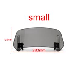 For Benelli TRK 502 TRK702 702x Universal Motorcycle Windshield Extension Adjustable Spoiler Deflector