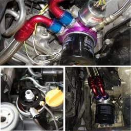 Universal Automotive Car Aluminum Oil Filter Sandwich Plate Adapter Oil Press Temp Sensor Adapter With Connectors Kit