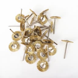 10Pcs Steel Wire Brush 3mm Shank Polishing Wheel Mini Drill Dremel Metal Rust Removal Surface Pretreatment Grinding Rotary Tool