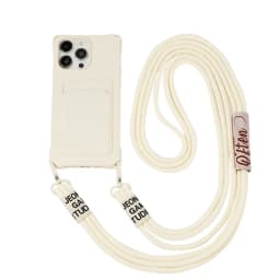 Strap Case For iPhone 17 Pro Max 16 15 14 12 18 13 Mini Plus Air Shockproof Silicone Card Slot Crossbody Necklace Lanyard Cover