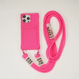 Strap Case For iPhone 17 Pro Max 16 15 14 12 18 13 Mini Plus Air Shockproof Silicone Card Slot Crossbody Necklace Lanyard Cover