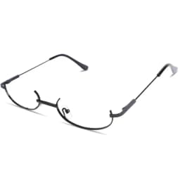 Y2K Half Frame Glasses Without Lens Girls Chic Harajuku Cosplay Party Fashion Decoration Glasses Metal Photography Fake Glasses