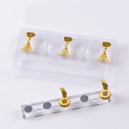5/30pcs/Set Magnetic Nail Holder False Nail Tip Practice Stand Crystal Base Holder Nail Art Display For Art Salon DIY & Practice
