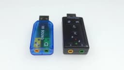 USB Sound Card External Mini Sound Card USB to 3.5mm Interface Stereo Audio Adapter for Win 7 8 Android Speaker Laptop Headset