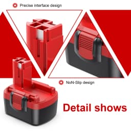 For Bosch BAT038 14.4V Battery BAT040 D70745 2607335273 BAT041 BAT159 2607335465 BAT140 35614 Charge Battery Power Tool