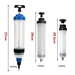 200/500/1500ML Car Oil Extractor Manual Suction Vacuum Siphon Pump Brake Fluid Syringe Pump