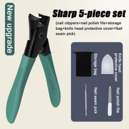 2023 Newest Anti-Splash Nail Clippers Single Nail Clipper Thick Hard Special Nail Trimmer Large Size Household Thick Nails