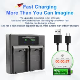 Universal PSP-1000 LCD USB Dual Battery Charger For Sony PSP-2000 PSP-3000 PlayStation Portable - Premium Fast Charging Dock