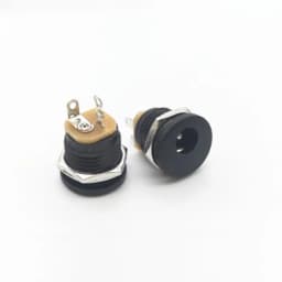 10Pcs 9V 12V DIY Guitar Effects Pedal Power DC Connectors Socket Plug Jack 2.1mm DC-022 Female Socket Jack Connector Instrument