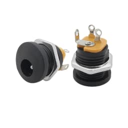 10Pcs 9V 12V DIY Guitar Effects Pedal Power DC Connectors Socket Plug Jack 2.1mm DC-022 Female Socket Jack Connector Instrument