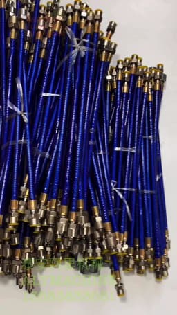 M14-12/14/16/18 M12-12/18 45cm 60cm 2500bar High Pressure Diesel Pipe Fuel Delivery Tube for Common Rail Test Bench