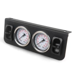 Dual Manual Paddle Valve Air Pump Switch Panel For Truck Car Seats Control Air Flow 0-180PSI Gauge