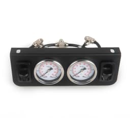 Dual Manual Paddle Valve Air Pump Switch Panel For Truck Car Seats Control Air Flow 0-180PSI Gauge