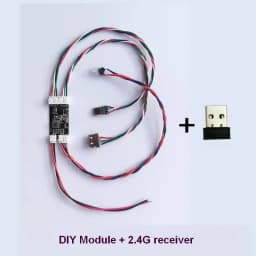 2.4G And Bluetooth 5.3 Wireless Converter USB Wired Keyboard To Bluetooth Wireless Adaptor Adapter DIY