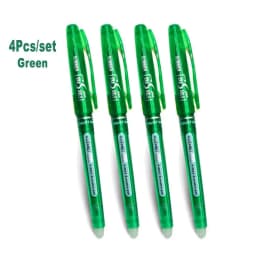 0.7mm 0.5mm Bullet Tip Erasable Gel Pen Set Refill Rods Blue Black Color Ink Cartridge Office School Writing Drawing Stationery