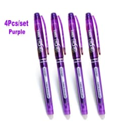 0.7mm 0.5mm Bullet Tip Erasable Gel Pen Set Refill Rods Blue Black Color Ink Cartridge Office School Writing Drawing Stationery