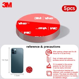 3m VHB Heavy Duty Acrylic Foam Tape Double Sided High Temperature Mounting Strip for Auto Trim Emblem Household Outdoor Bonding