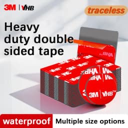 3m VHB Heavy Duty Acrylic Foam Tape Double Sided High Temperature Mounting Strip for Auto Trim Emblem Household Outdoor Bonding