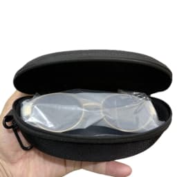 Portable Sunglasses Boxes for Outdoor Lightweiht Chloroprene Zipper Hard Shell Glasses Protective Case with buckle for backpack