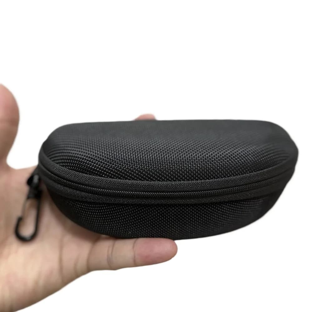 Portable Sunglasses Boxes for Outdoor Lightweiht Chloroprene Zipper Hard Shell Glasses Protective Case with buckle for backpack
