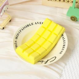 Ultra Slow Rising PU Squishy Chocolate Bar Soft Squeeze Stress Relief Realistic Simulation Food Fidget For Anxiety Relief
