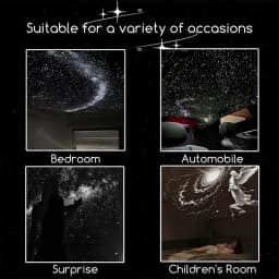 2 In 1 Mini Starry Sky Projector Creative Night Light 10 Films Starry Sky Ambient Light For Home Decoration Children Night Light