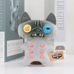 Original Fuggler ALLEY CAT Keychain Blind Box Plush Toys 12CM Cute Cats Animal Stuffed Pandents Fugglers Random Blind Boxs Gifts