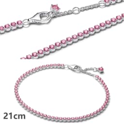 S925 Silver Clover Flower Heart Star Bow Emerald Floral AdjustableTennis Bracelet Pendant Necklace Inlaid Gem Fashion Jewelry
