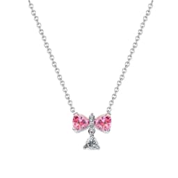 S925 Silver Clover Flower Heart Star Bow Emerald Floral AdjustableTennis Bracelet Pendant Necklace Inlaid Gem Fashion Jewelry