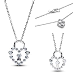 S925 Silver Clover Flower Heart Star Bow Emerald Floral AdjustableTennis Bracelet Pendant Necklace Inlaid Gem Fashion Jewelry