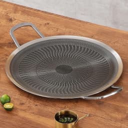 Stainless Steel BBQ Grill Pan for Camping & Home, Compatible with Induction, Gas