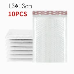 10-50Pcs Bubble Envelopes White Foam Shipping Bags Poly Bubble Mailers Pad Self Seal Packing Bags for Magazine 11cm 15cm 23cm