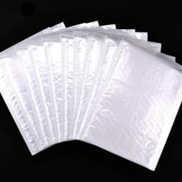 10-50Pcs Bubble Envelopes White Foam Shipping Bags Poly Bubble Mailers Pad Self Seal Packing Bags for Magazine 11cm 15cm 23cm