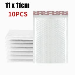 10-50Pcs Bubble Envelopes White Foam Shipping Bags Poly Bubble Mailers Pad Self Seal Packing Bags for Magazine 11cm 15cm 23cm