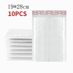 10-50Pcs Bubble Envelopes White Foam Shipping Bags Poly Bubble Mailers Pad Self Seal Packing Bags for Magazine 11cm 15cm 23cm