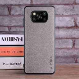 Case for Xiaomi Poco X3 NFC X3 Pro coque Luxury textile Leather skin soft phone cover for xiaomi poco x3 nfc case funda capa