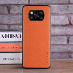 Case for Xiaomi Poco X3 NFC X3 Pro coque Luxury textile Leather skin soft phone cover for xiaomi poco x3 nfc case funda capa