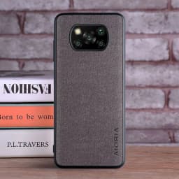 Case for Xiaomi Poco X3 NFC X3 Pro coque Luxury textile Leather skin soft phone cover for xiaomi poco x3 nfc case funda capa