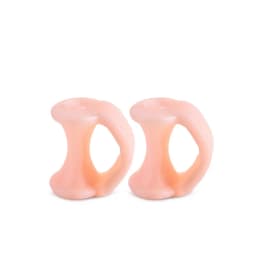 2pcs=1pair Separator Finger Feet Care Protector Silicone Toe Orthopedic Products Bunion Corrector Hallux Valgus For Pedicure