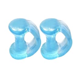 2pcs=1pair Separator Finger Feet Care Protector Silicone Toe Orthopedic Products Bunion Corrector Hallux Valgus For Pedicure