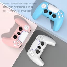 For PS5 Silicone Soft Cover Case Comfortable Hand Feeling Controller Holder Skin Shell Protector For Playstation5 Gamepad Case