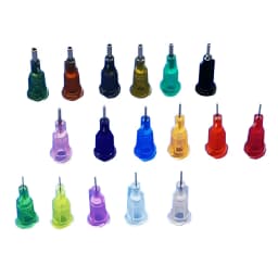 50pcs Luer Lock Syringes Screw Needle Tips Liquid Dispenser Syringe Needles 14G 20G,21G 22G,23G,24G,25G Mixing Many Liquid