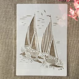 A4 29cm Cloud Moon Star DIY Layering Stencils Wall Painting Scrapbook Coloring Embossing Album Decorative Template