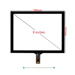 3.5/4.3/5/6.5/7/8/9 Inch Universal Capacitive Touchscreen Digitizer For Car Navigation Multimedia Touch Panel Glass