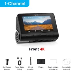 70mai 4K Dash Cam A800SE Upgraded Version Supercapatior Voice Control GPS ADAS Wifi 6 Car Recorder 70mai A800SE Support 4G LTE