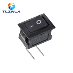 5/10PCS KCD11 Rocker Switch 10*15mm Mini Push Button Switch ON-OFF / ON-OFF-ON 2 Pins / 3 Pins 3A 250VAC / 6A 125VAC 10x15mm
